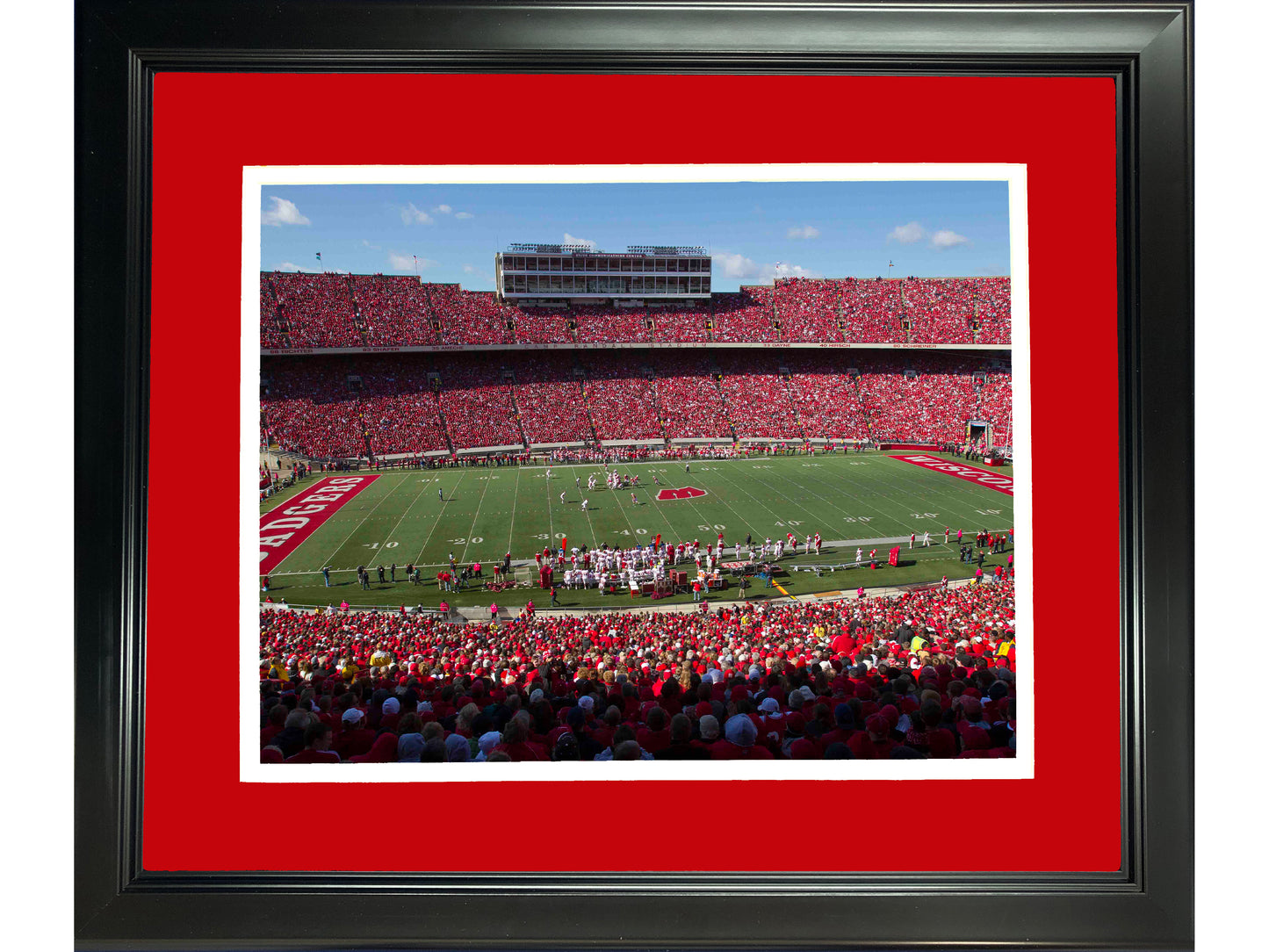Framed Camp Randall Stadium Wisconsin Badgers 11"x14" NCAA Football Photo Professionally Matted