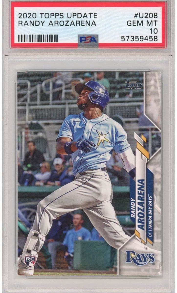 Graded 2020 Topps Update Randy Arozarena #U208 Rookie RC Baseball Card PSA 10 Gem Mint