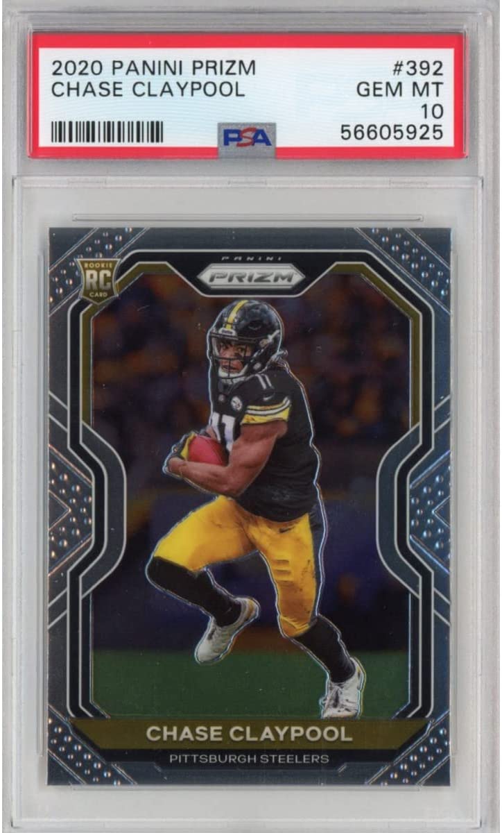 Graded 2020 Panini Prizm Chase Claypool #292 Rookie RC Football Card PSA 10 Gem Mint