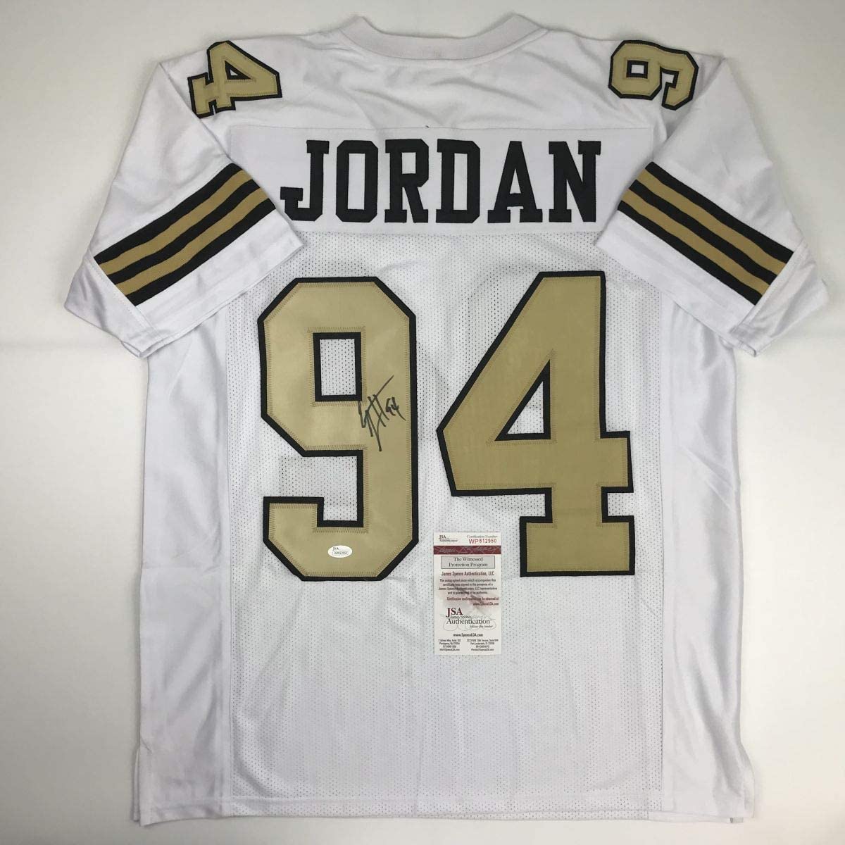 Autographed/Signed Cameron Cam Jordan New Orleans Saints Color Rush Football Jersey JSA COA