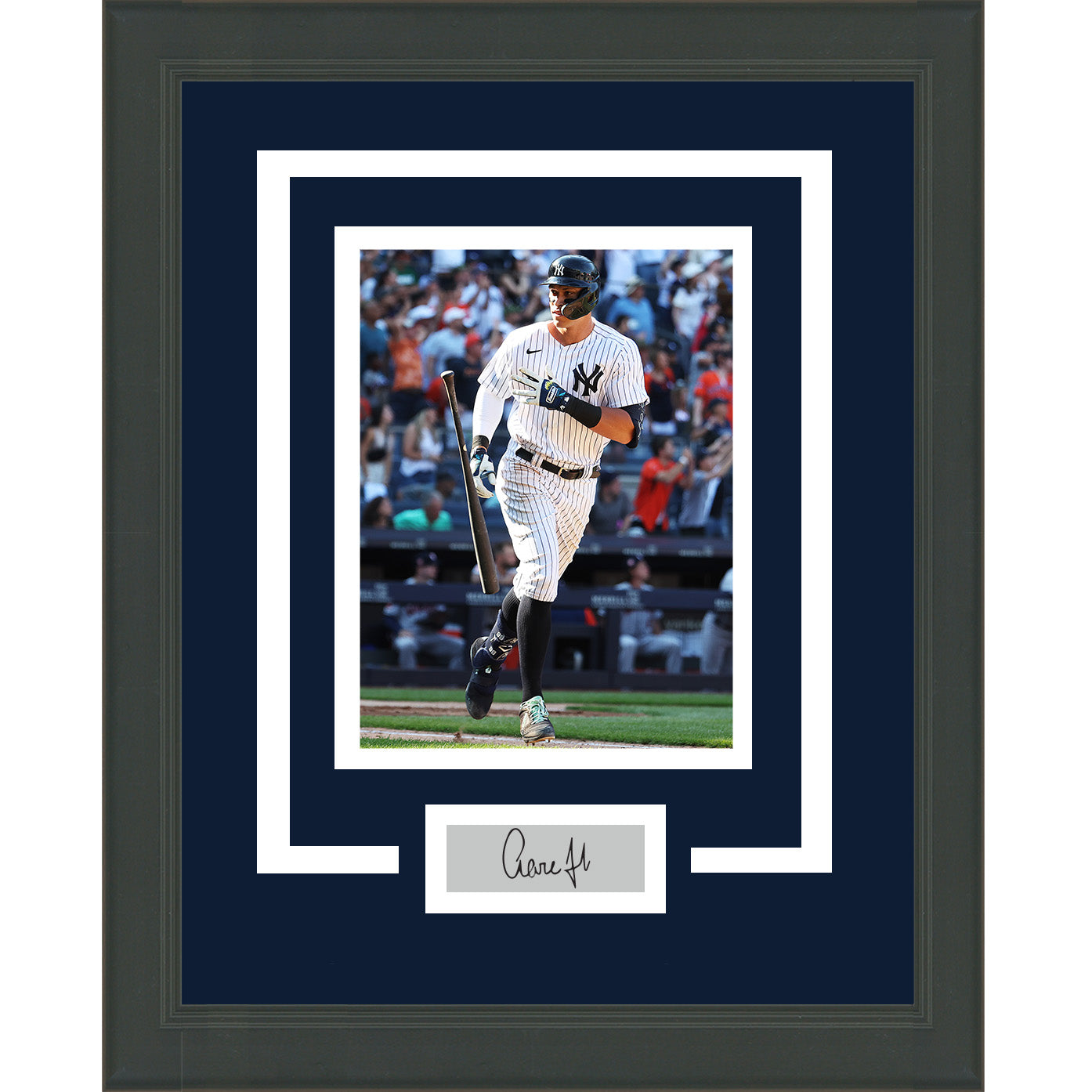 Framed Aaron Judge Facsimile Laser Engraved Signature Auto New York Yankees 11x14 Baseball Photo