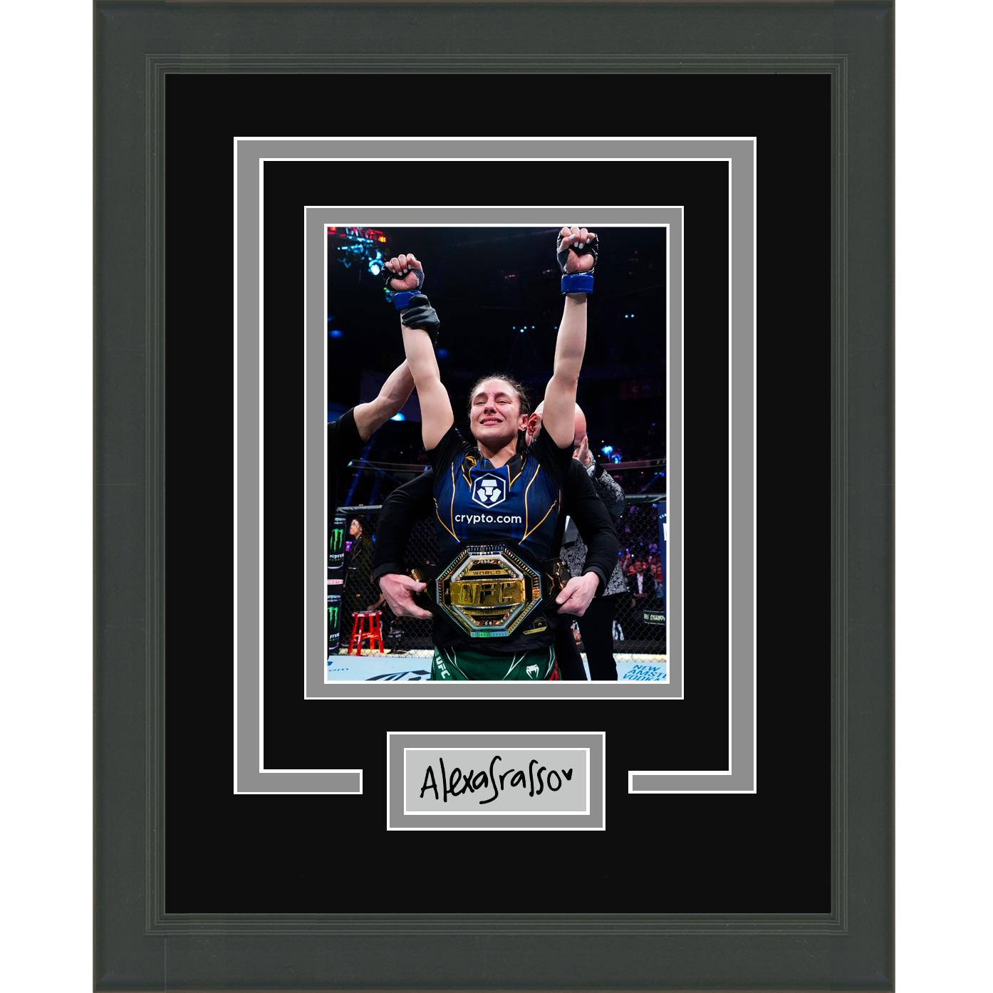 Framed Alexa Grasso Facsimile Laser Engraved Signature Auto UFC Champion 11x14 Photo