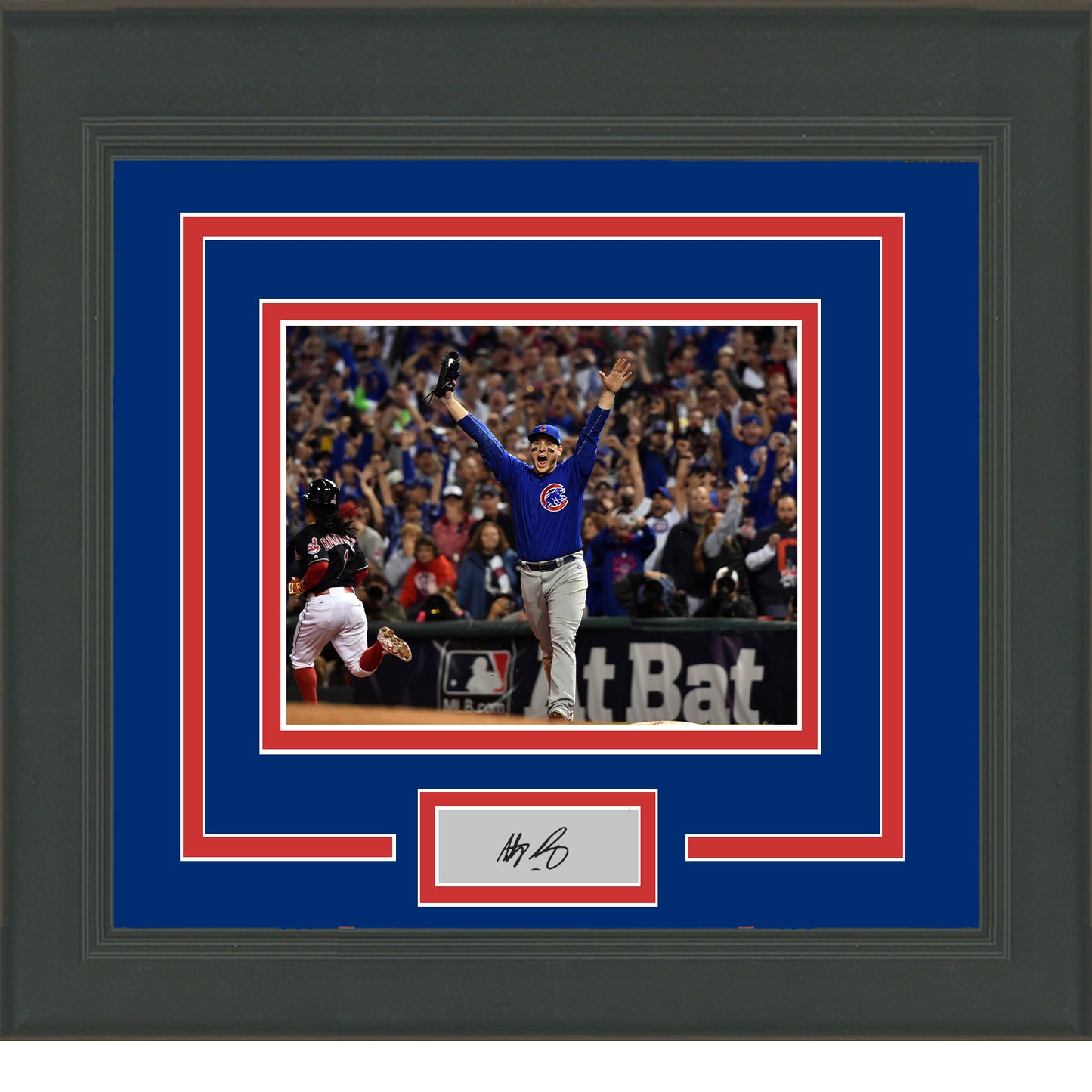 Framed Anthony Rizzo Facsimile Laser Engraved Signature Auto Chicago Cubs 11x14 Baseball Photo