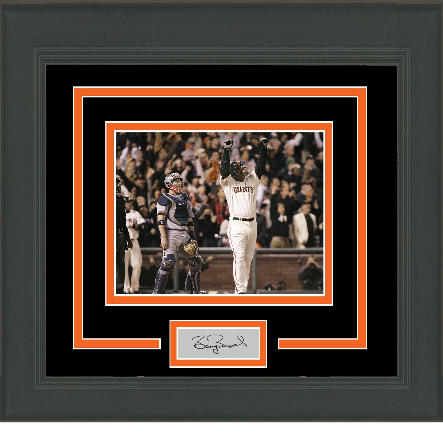 Framed Barry Bonds Facsimile Laser Engraved Signature Auto San Francisco Giants 11x14 Baseball Photo