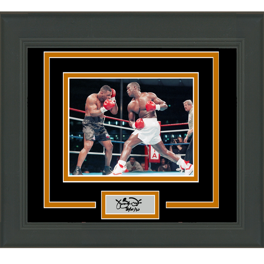 Framed Buster Douglas Facsimile Laser Engraved Signature Auto 11x14 Boxing Photo