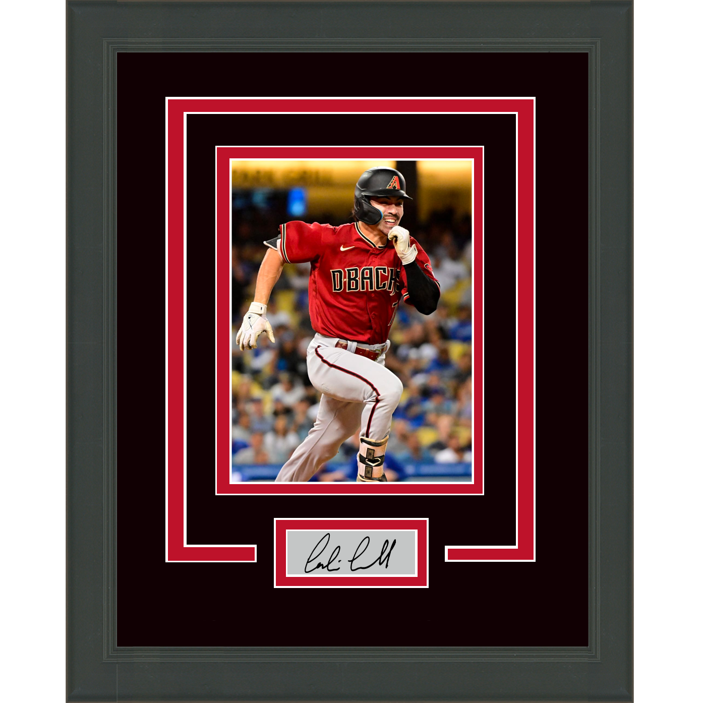 Framed Corbin Carroll Facsimile Laser Engraved Signature Auto Arizona Diamondbacks 11x14 Baseball Photo