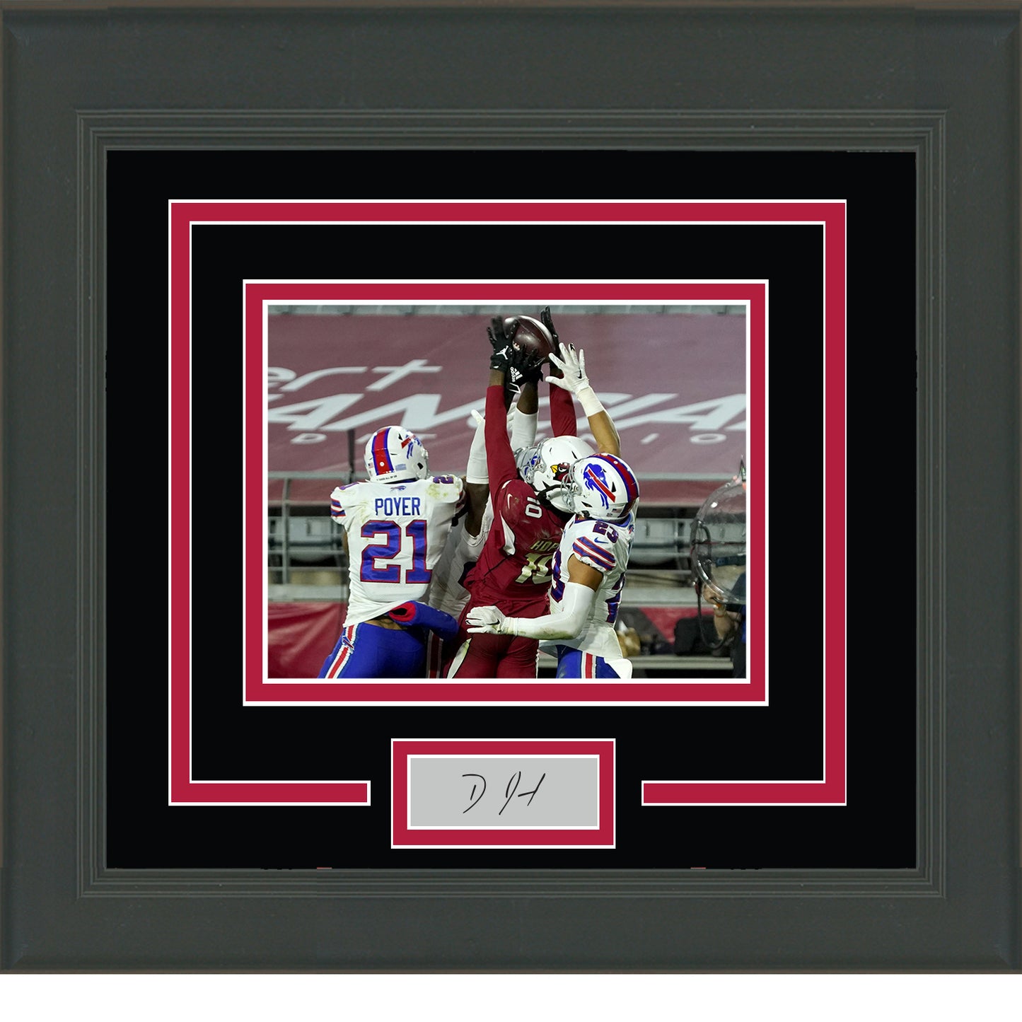 Framed DeAndre Hopkins Facsimile Laser Engraved Signature Auto Arizona Cardinals 11x14 Football Photo