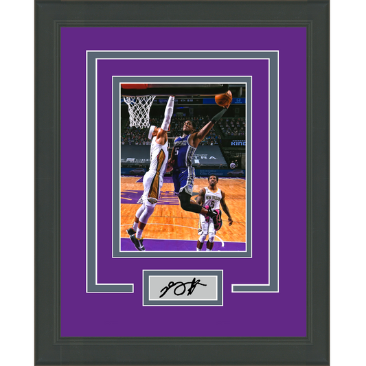 Framed De'Aaron Fox Facsimile Laser Engraved Signature Auto Sacramento Kings 11x14 Basketball Photo