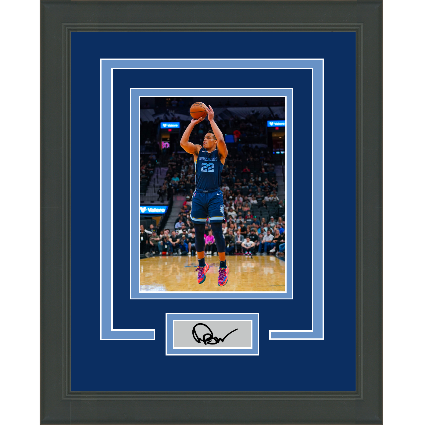 Framed Desmond Bane Facsimile Laser Engraved Signature Auto Memphis Grizzlies 11x14 Basketball Photo