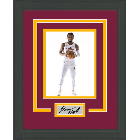Framed Donovan Mitchell Facsimile Laser Engraved Signature Auto Cleveland Cavaliers 11x14 Basketball Photo