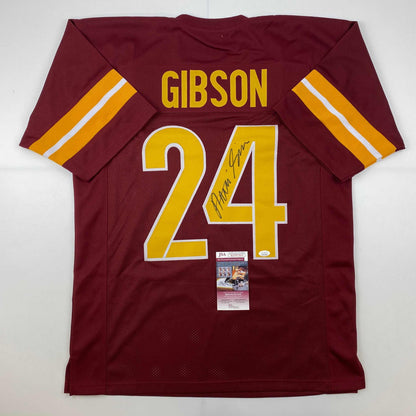 Autographed/Signed Antonio Gibson Washington Red 2022 Football Jersey JSA COA