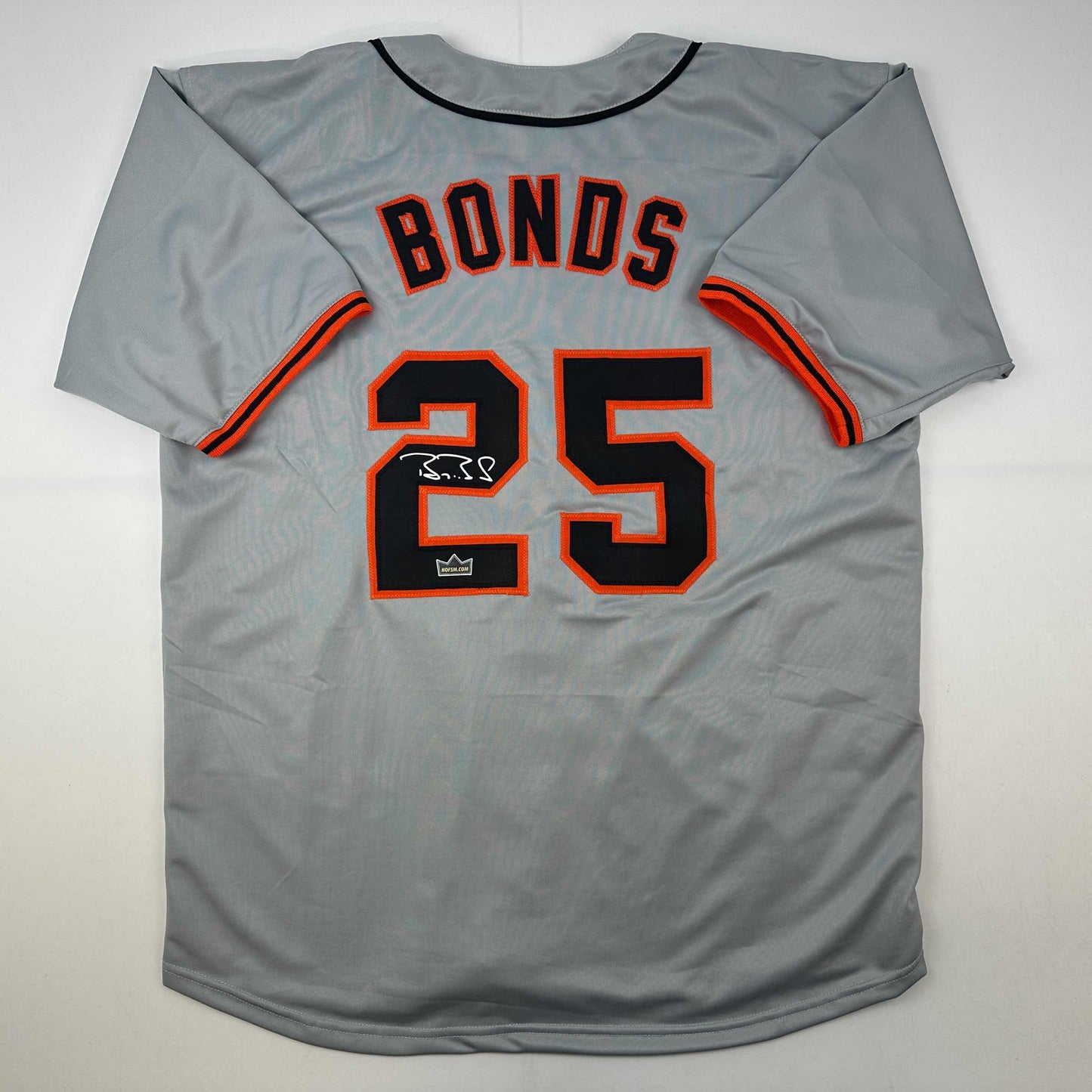 Facsimile Autographed Barry Bonds San Francisco Grey Reprint Laser Auto Baseball Jersey Size Men's XL