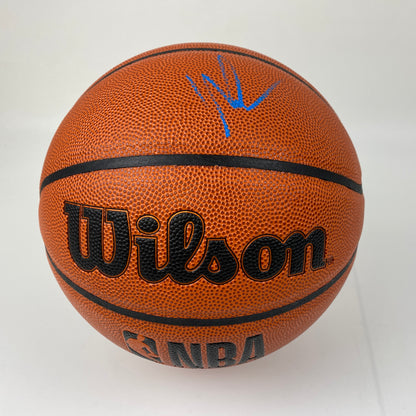 Autographed/Signed Mark Cuban Dallas Mavericks Full Size FS Wilson Basketball JSA COA
