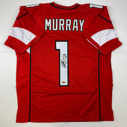 Facsimile Autographed Kyler Murray Arizona Red Reprint Laser Auto Football Jersey Size Men's XL