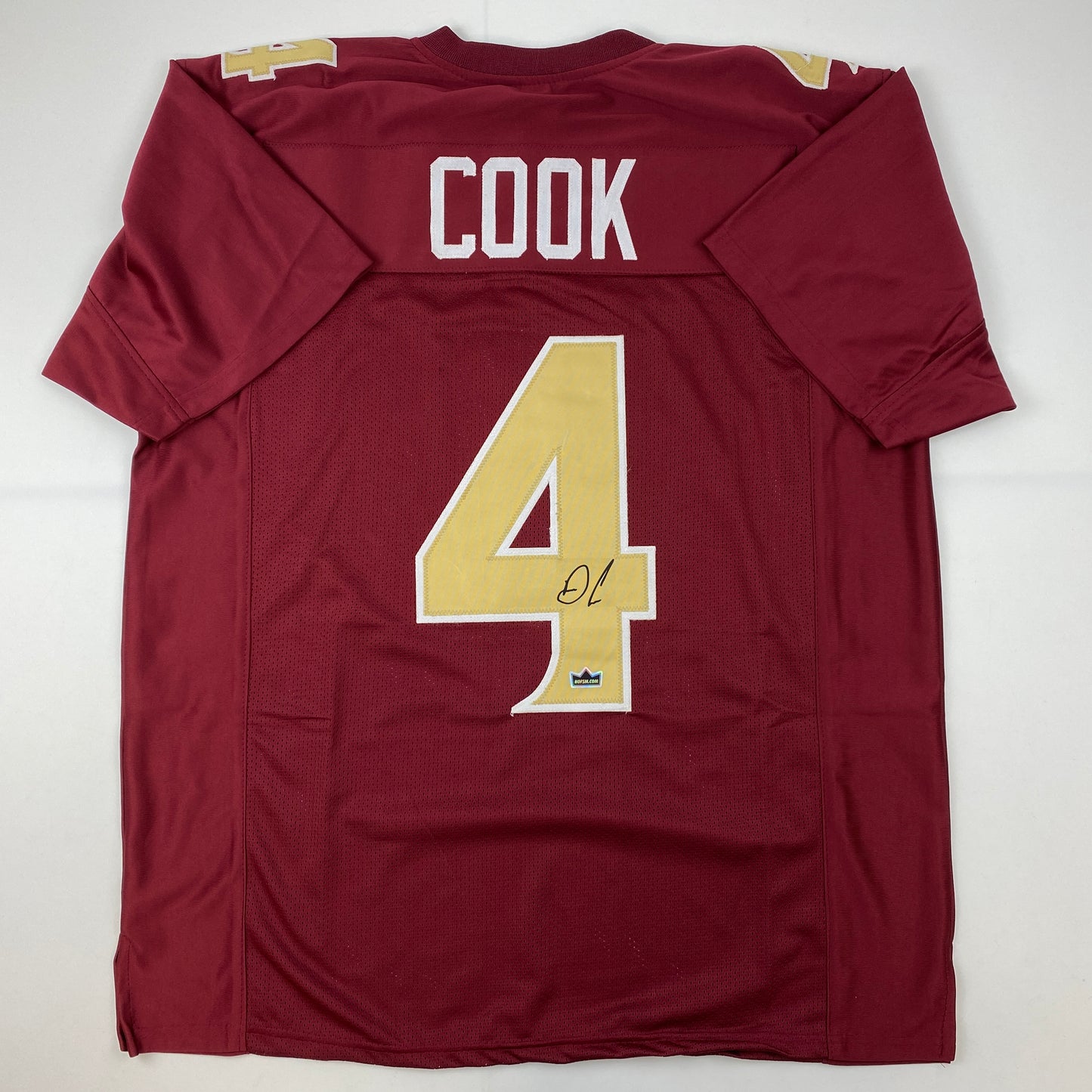 Facsimile Autographed Dalvin Cook Florida State Maroon Reprint Laser Auto College Football Jersey Size Men's XL