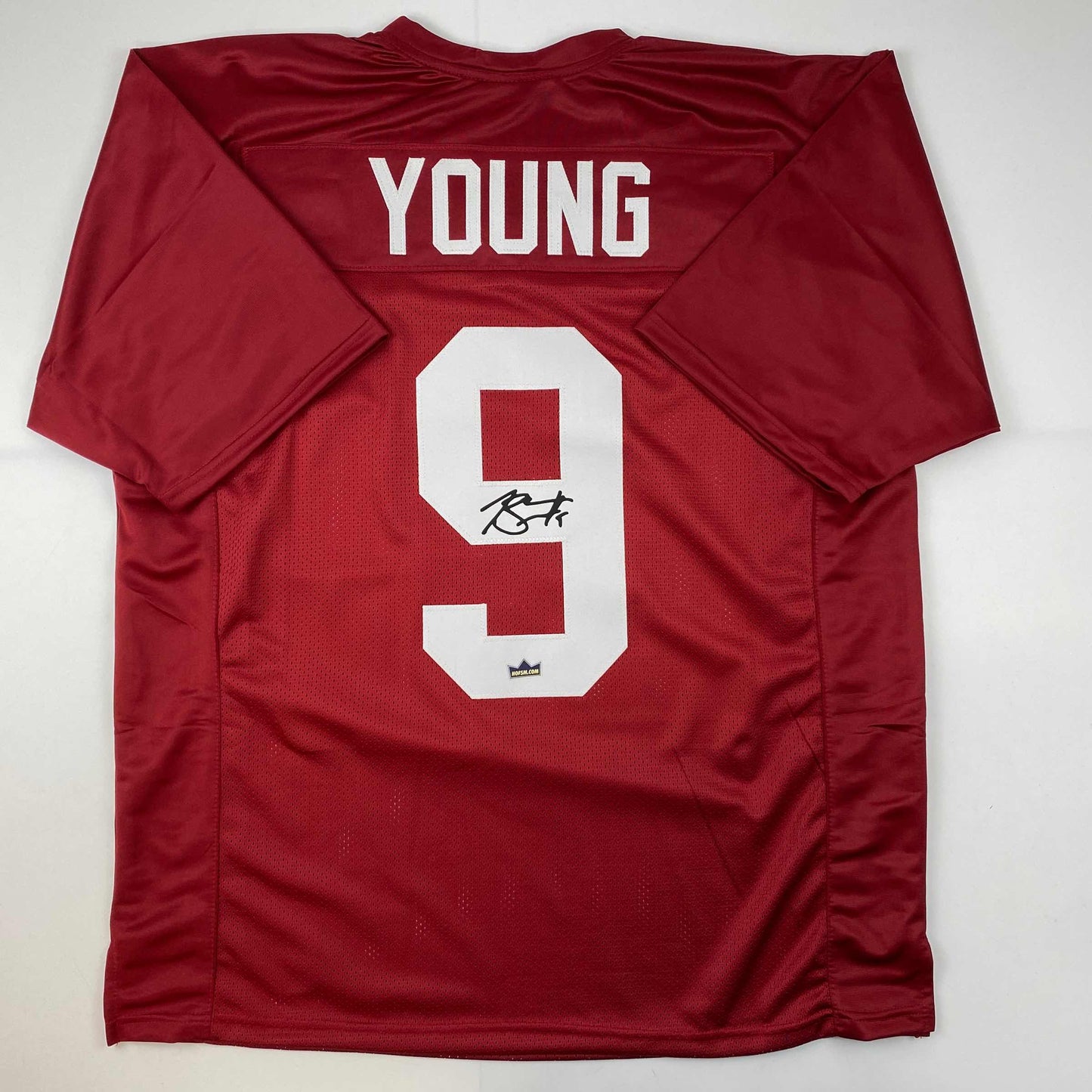 Facsimile Autographed Bryce Young Alabama Red Reprint Laser Auto College Football Jersey Size Men's XL