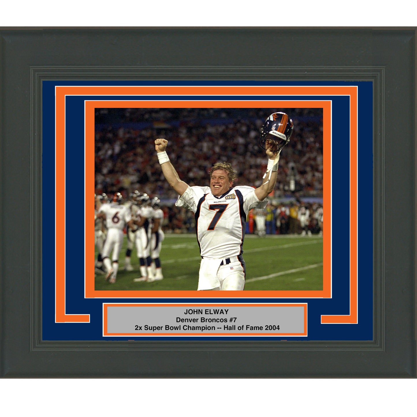 Framed John Elway Denver Broncos 8x10 Football Photo