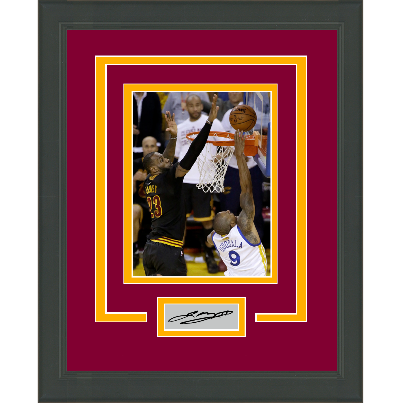 Framed LeBron James Facsimile Laser Engraved Signature Auto Cleveland Cavaliers 11x14 Basketball Photo