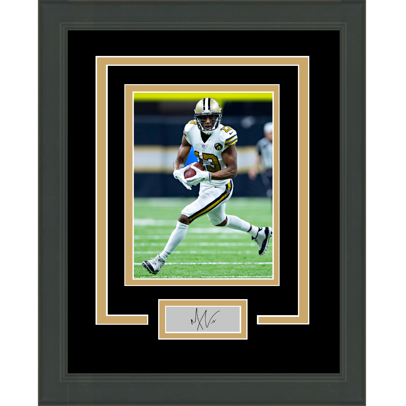 Framed Michael Thomas Facsimile Laser Engraved Signature Auto New Orleans Saints 11x14 Football Photo