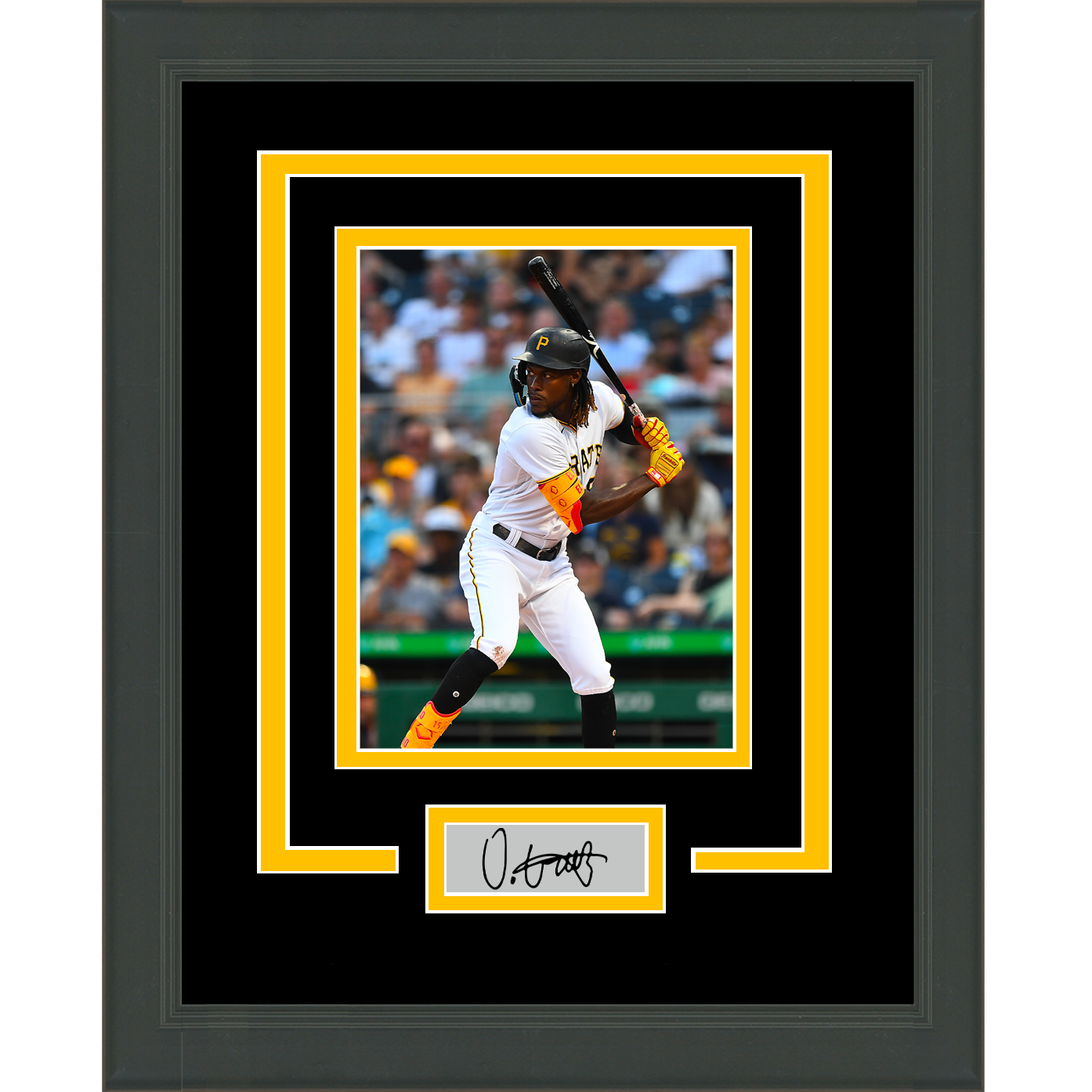 Framed Oneil Cruz Facsimile Laser Engraved Signature Auto Pittsburgh Pirates 11x14 Baseball Photo