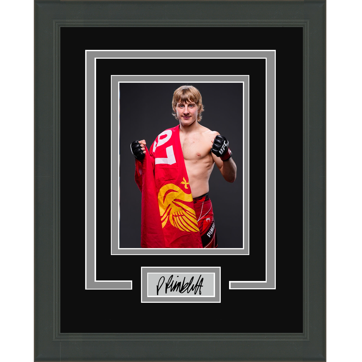 Framed Paddy Pimblett Facsimile Laser Engraved Signature Auto UFC 11x14 Photo