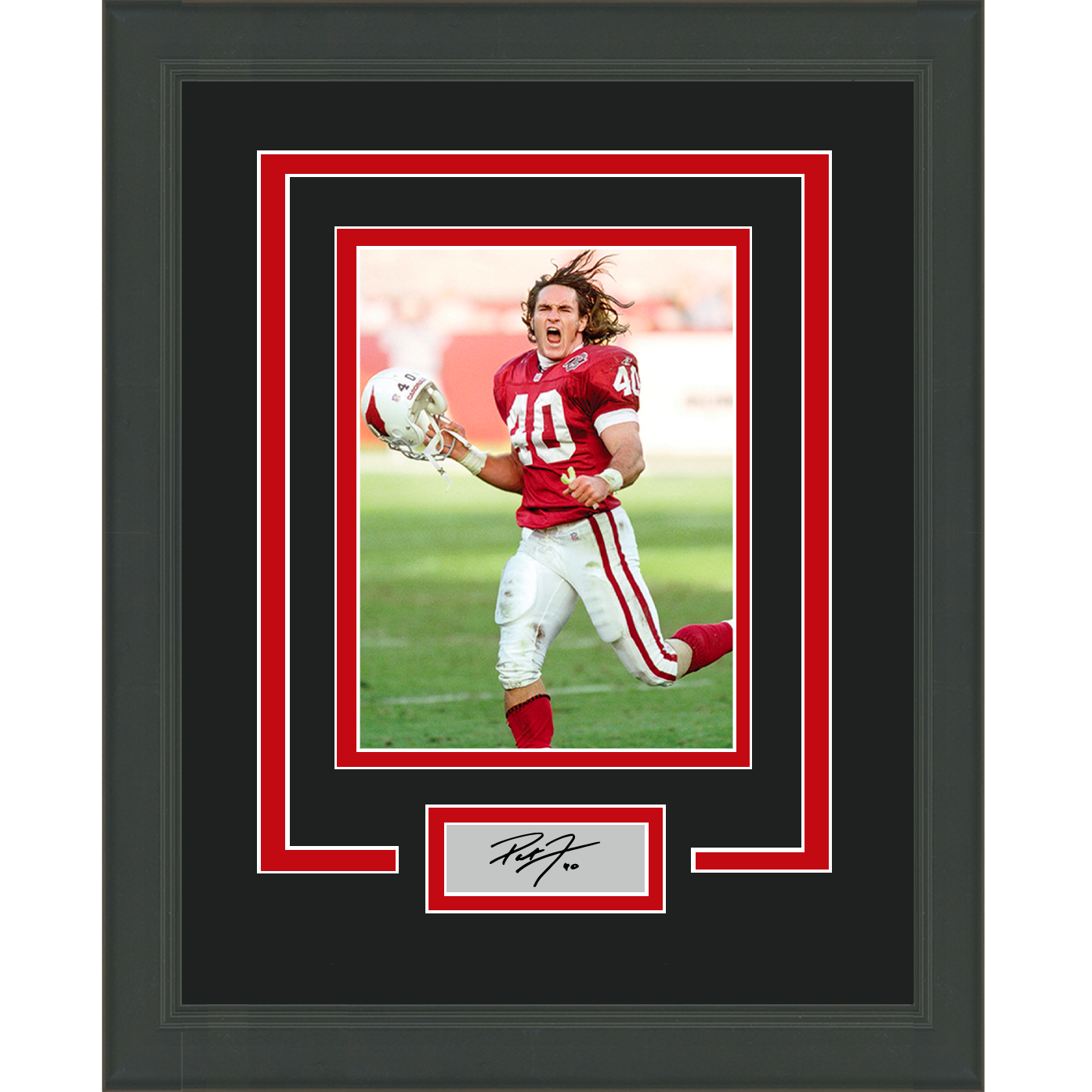 Framed Pat Tillman Facsimile Laser Engraved Signature Auto Arizona Cardinals 11x14 Football Photo