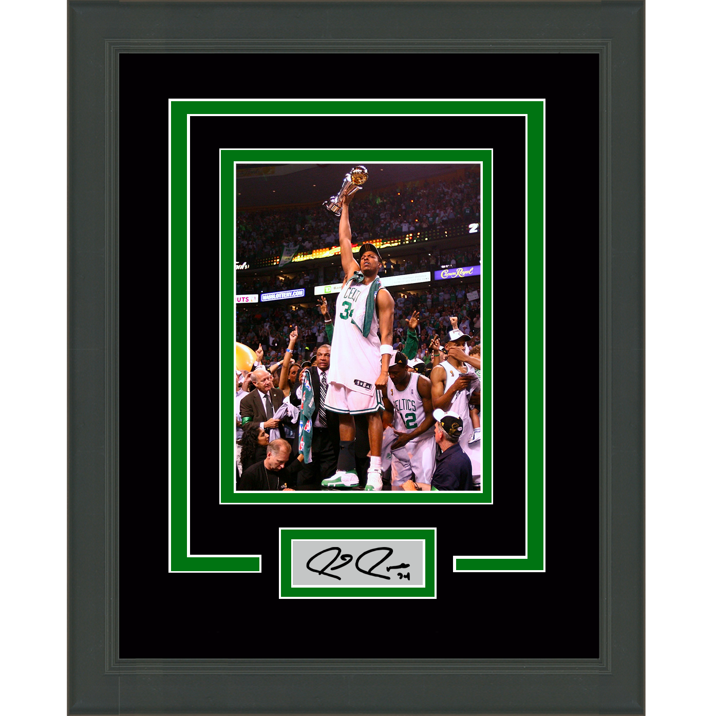 Framed Paul Pierce Facsimile Laser Engraved Signature Auto Boston Celtics 11x14 Basketball Photo