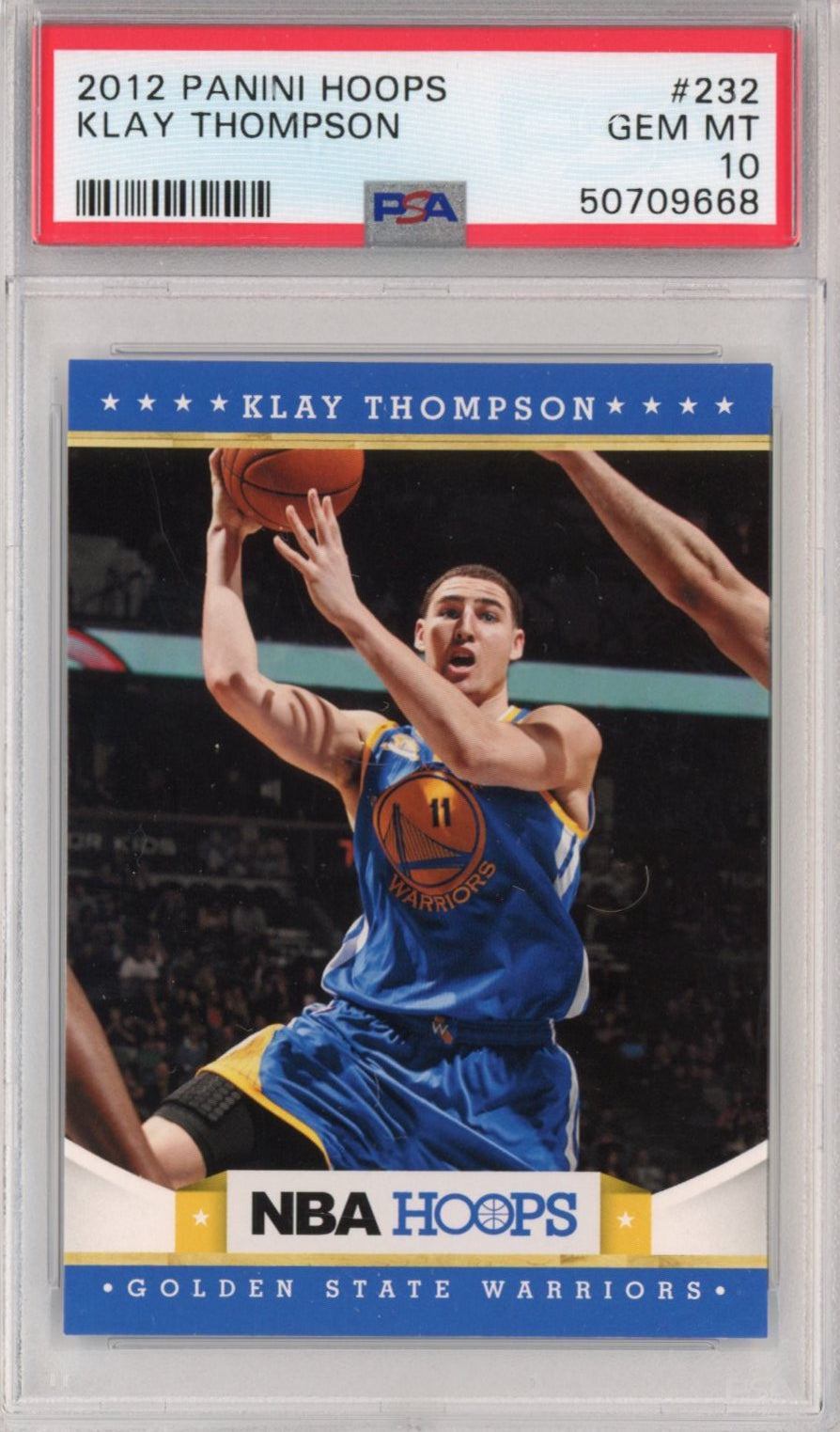 Graded 2012-13 Panini Hoops Klay Thompson #232 Rookie RC Basketball Card PSA 10 Gem Mint