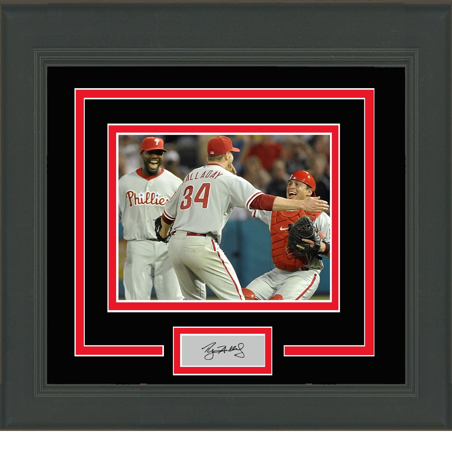 Framed Roy Halladay Facsimile Laser Engraved Signature Auto Philadelphia Phillies 11x14 Baseball Photo