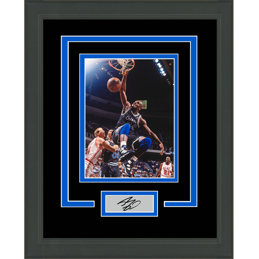 Framed Shaquille O'Neal Facsimile Laser Engraved Signature Auto Orlando Magic 11x14 Basketball Photo