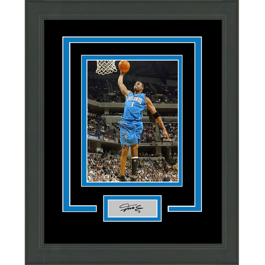 Framed Tracy McGrady Facsimile Laser Engraved Signature Auto Orlando Magic 11x14 Basketball Photo