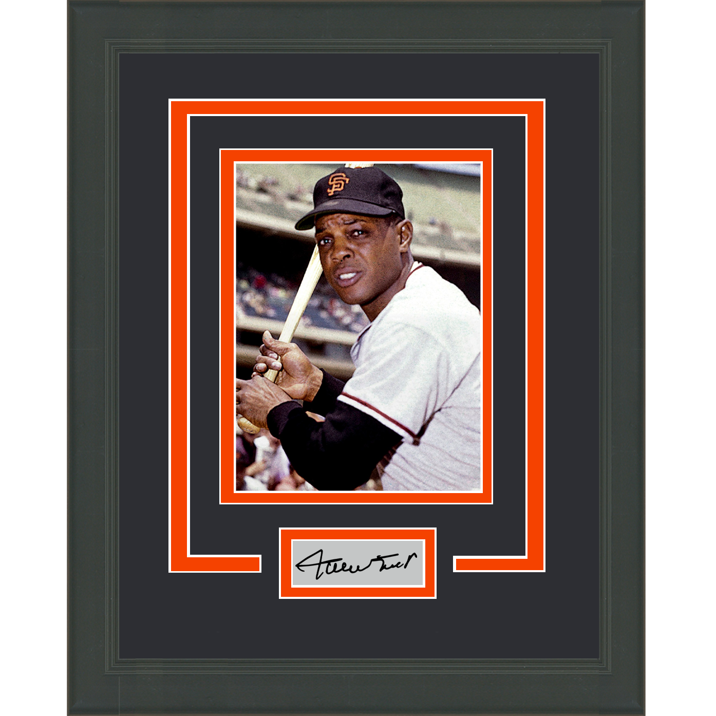 Framed Willie Mays Facsimile Laser Engraved Signature Auto San Francisco Giants 11x14 Baseball Photo