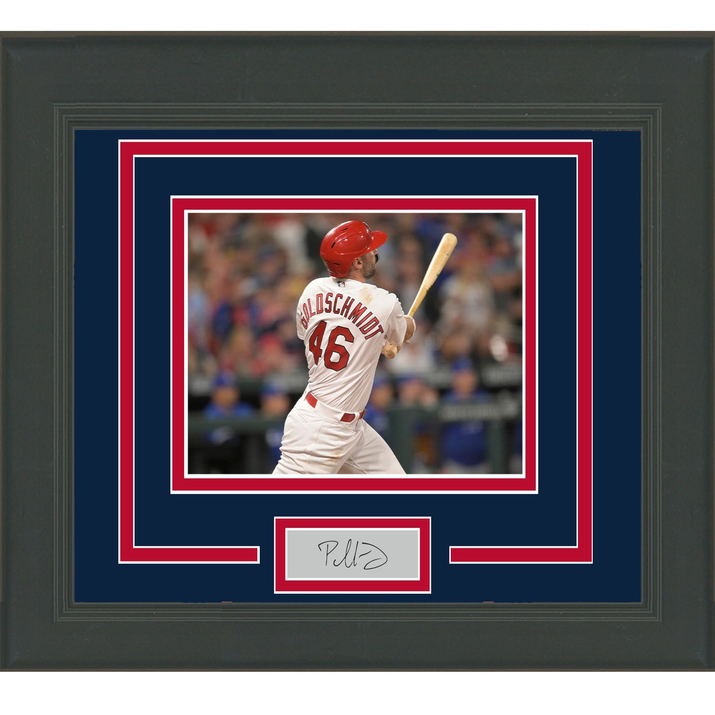 Framed Paul Goldschmidt Facsimile Laser Engraved Signature Auto St. Louis Cardinals 11x14 Baseball Photo