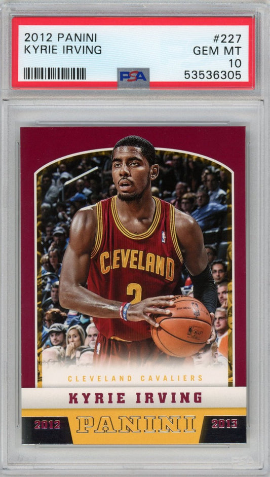 Graded 2012-13 Panini Kyrie Irving #227 Rookie RC Basketball Card PSA 10 Gem Mint