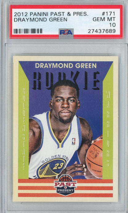 Graded 2012-13 Panini Past & Present Draymond Green #171 Rookie RC Basketball Card PSA 10 Gem Mint